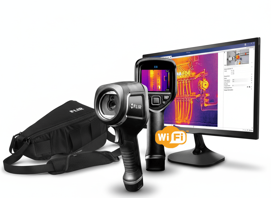 E8XT Full Kit: Cámara + Bolso + Thermal Studio - Colvin y Cia Ltda.