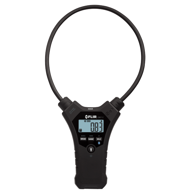 FLIR CM57 - 2 Amperímetro de Gancho con Bobina Flexible 18" y Bluetooth® - Colvin y Cia Ltda.