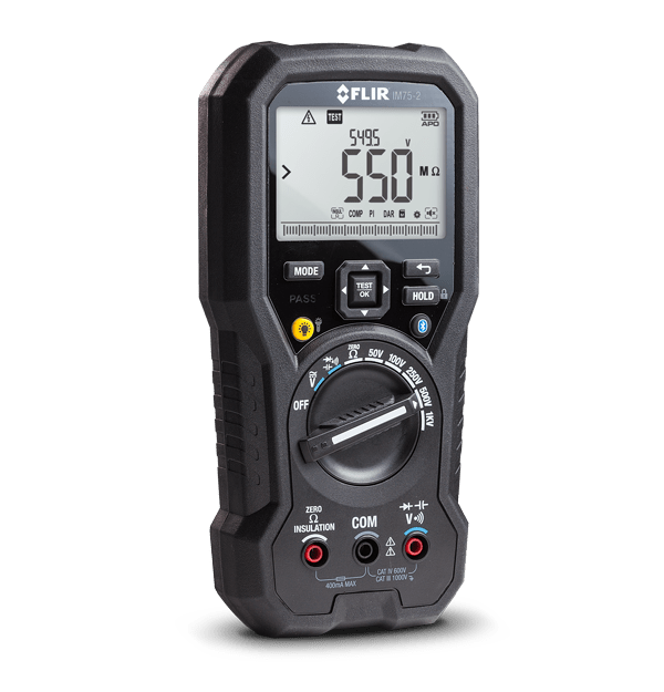 FLIR IM75 - 2 Multímetro Digital Industrial True RMS CAT III - 600V - Colvin y Cia Ltda.