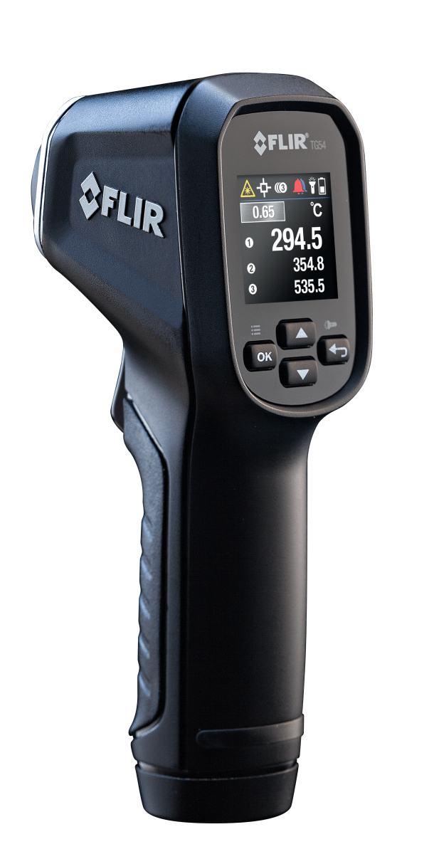 FLIR TG54 Termómetro Infrarrojo Compacto - 30°C a +650°C - Colvin y Cia Ltda.