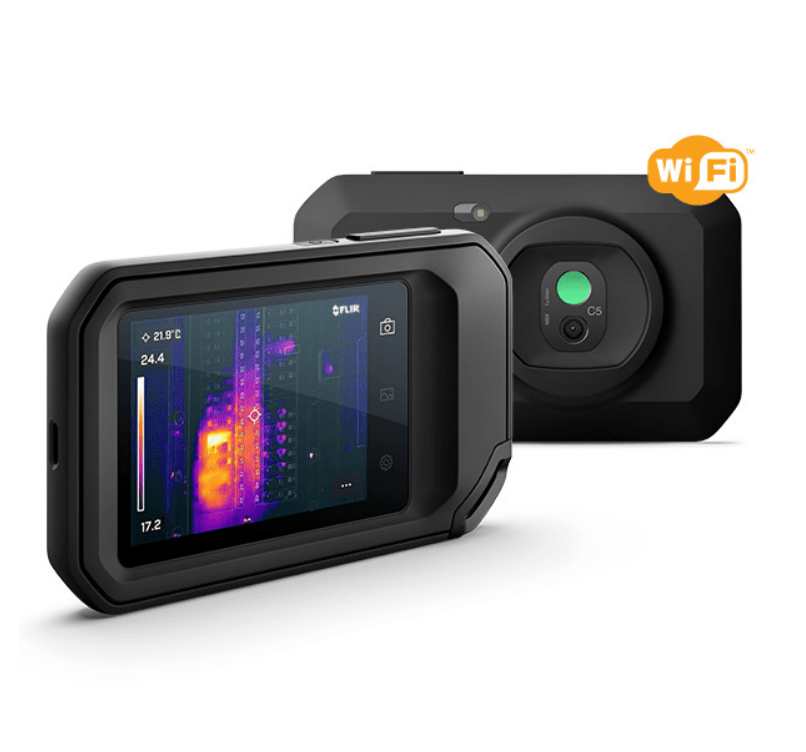 FLIR C5 Cámara Termográfica Compacta con WiFi y Cloud - Resolución 160x120 - Colvin y Cia Ltda.