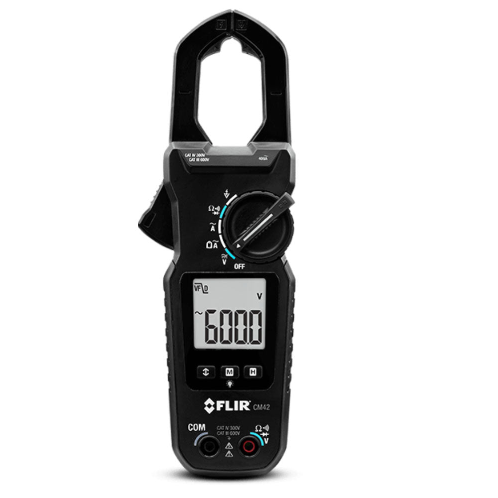 FLIR CM42 Amperímetro de Gancho Profesional 400A CAT III - Colvin y Cia Ltda.