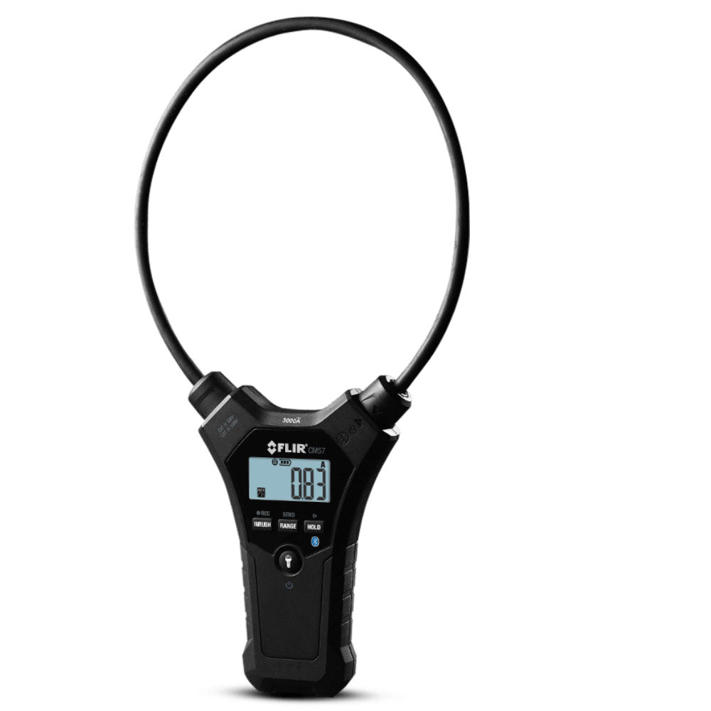 FLIR CM57 Amperímetro de Gancho con Bobina Flexible 18" y Bluetooth® - Colvin y Cia Ltda.