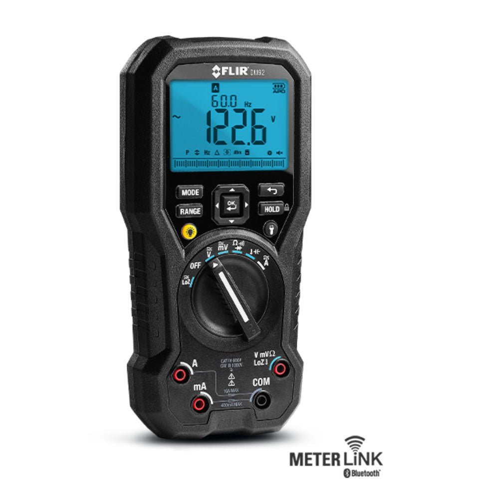 FLIR DM92 Multímetro Digital True RMS 1000V CAT IV - 600V - Colvin y Cia Ltda.