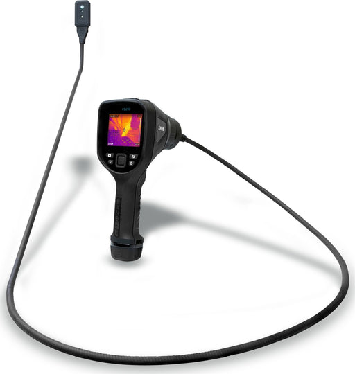 VS290-21 - Kit de videoscopio solo IR, con sonda de 1 metro y punta redondeada de 19 mm con vista frontal; incluye cámara térmica