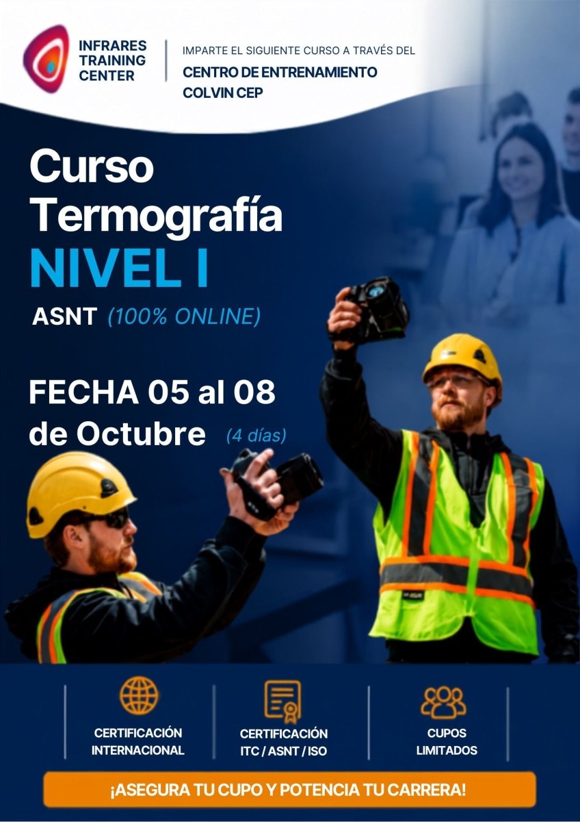 Curso de Termografía Nivel 1 con Certificación Internacional FLIR - Colvin y Cia Ltda.