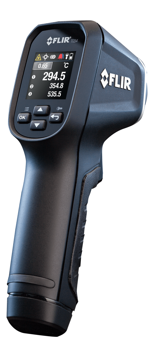 FLIR TG54 Termómetro Infrarrojo Compacto - 30°C a +650°C - Colvin y Cia Ltda.