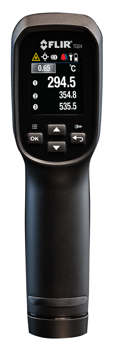 FLIR TG54 Termómetro Infrarrojo Compacto - 30°C a +650°C - Colvin y Cia Ltda.