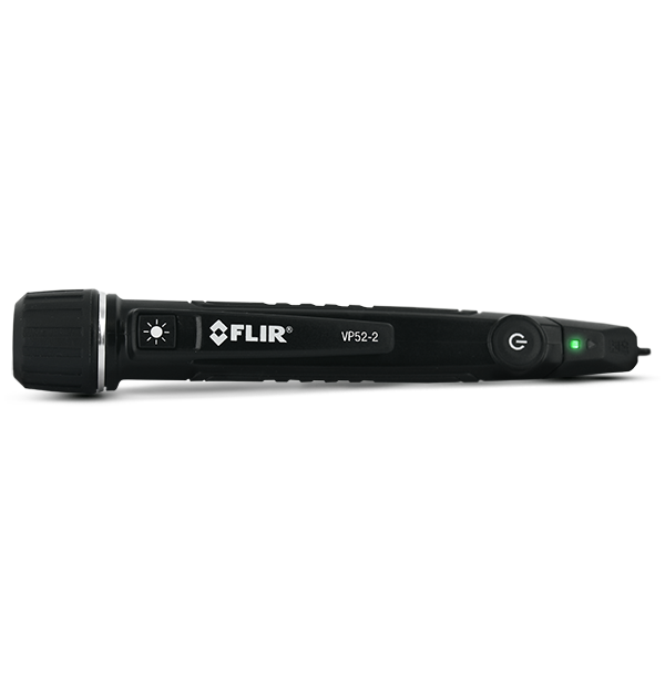 FLIR VP52-2 – Detector de Voltaje sin Contacto con Linterna, Triple Alarma y Punta de Inspección