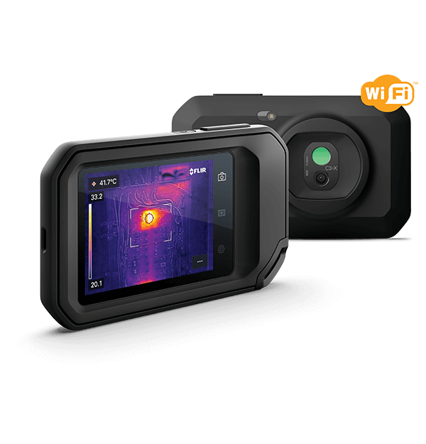 FLIR C3 - X WiFi - Cámara Termográfica Compacta 128x96 MSX con Nube FLIR Ignite - Colvin y Cia Ltda.