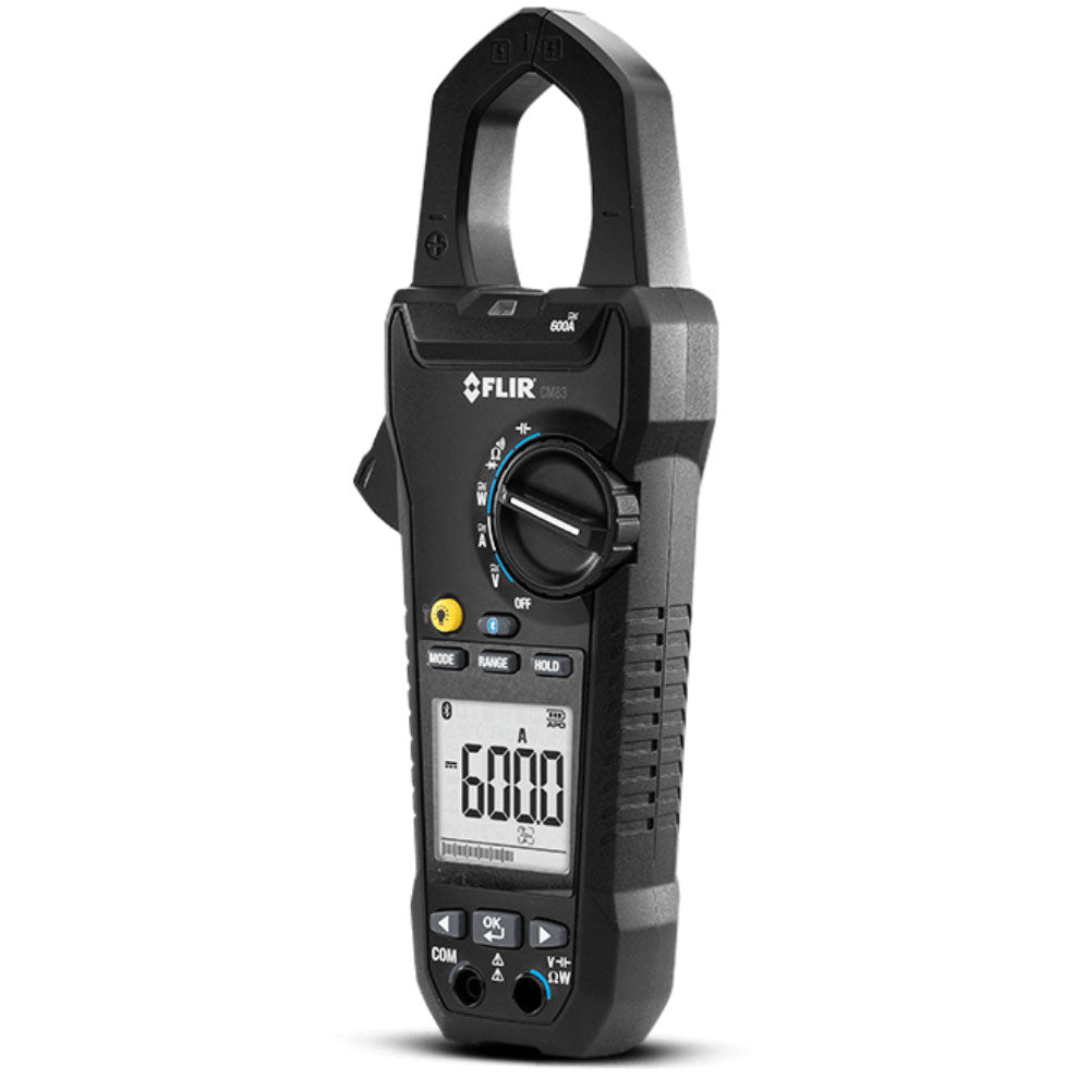 FLIR CM83 Amperímetro de Gancho Industrial con Análisis de Potencia y Bluetooth® - Colvin y Cia Ltda.
