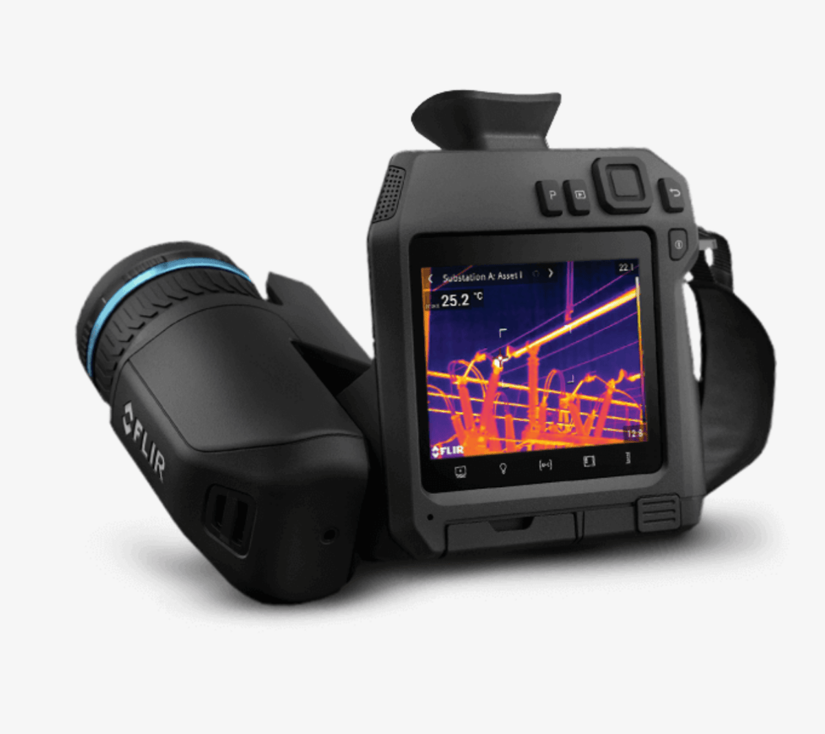FLIR T865 Dual FOV 14°/24° (PN: 89214-0201) – Cámara Termográfica 640×480 con Óptica FlexView™ de Campo de Visión Dual - Colvin y Cia Ltda.